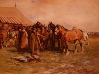 Paardenmarkt door John Atkinson