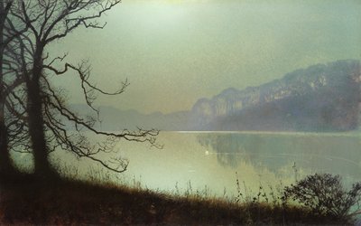 Aan het Meer, Maanlicht door John Atkinson Grimshaw
