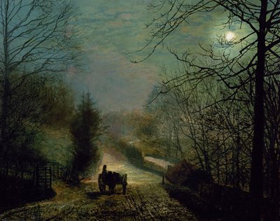 Forge Valley door John Atkinson Grimshaw