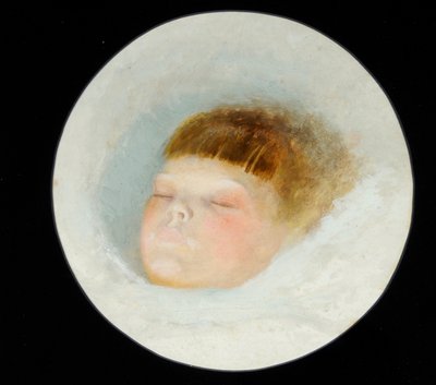 Hoofd van Gertrude Grimshaw door John Atkinson Grimshaw