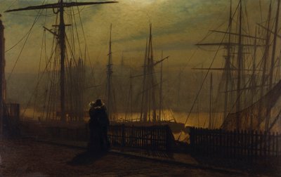Weer thuis door John Atkinson Grimshaw