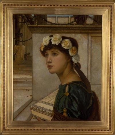 J.A. Grimshaw, Vestalin / Schilderij, 1885 door John Atkinson Grimshaw