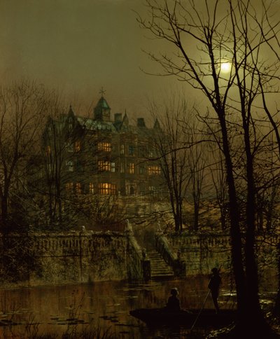 Knostrop Old Hall, Leeds door John Atkinson Grimshaw