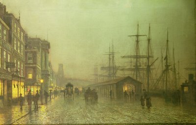 Liverpool dokken door John Atkinson Grimshaw