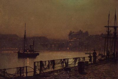 Scarborough door John Atkinson Grimshaw