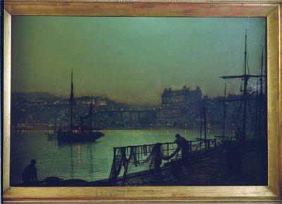 Scarborough: Lichten door John Atkinson Grimshaw