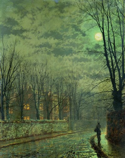 Onbekend Schilderij door John Atkinson Grimshaw