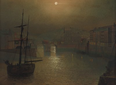 Whitby door John Atkinson Grimshaw
