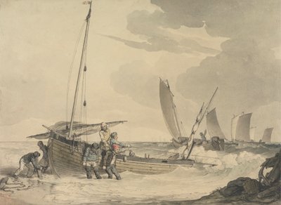 Visser die naar zee gaat door John Augustus Atkinson