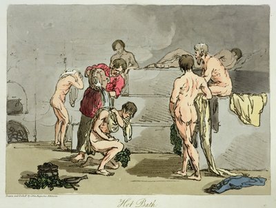 Heet bad, plaat 73 uit Volume III van 