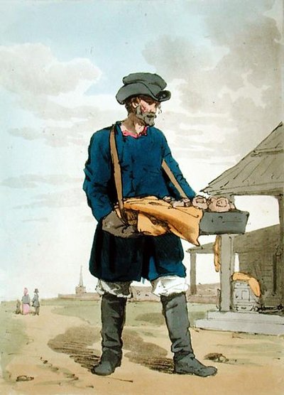 Kalatchnik, geëtst door de kunstenaar, gepubliceerd in 1804 door John Augustus Atkinson