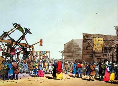 Katcheli, geëtst door de kunstenaar, gepubliceerd in 1804 door John Augustus Atkinson