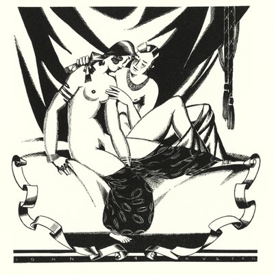 Illustratie voor Don Juan door Lord Byron door John Austen
