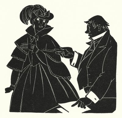 Illustratie voor Madame Bovary door Gustave Flaubert door John Austen
