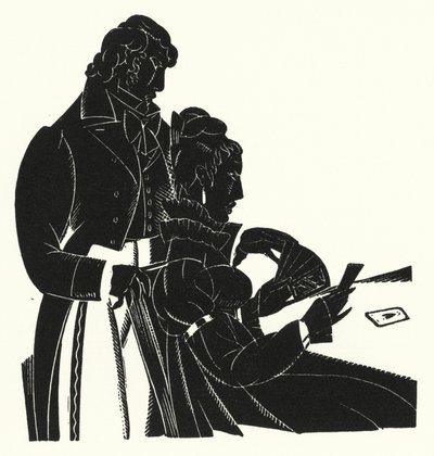 Illustratie voor Madame Bovary door Gustave Flaubert door John Austen