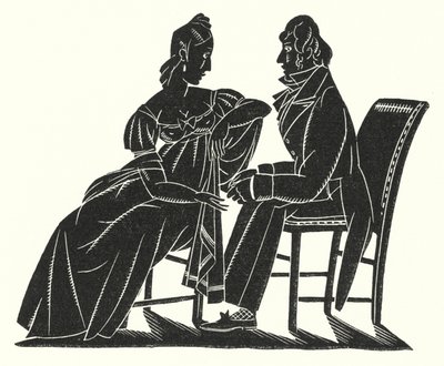 Illustratie voor Madame Bovary door Gustave Flaubert door John Austen