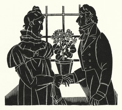 Illustratie voor Madame Bovary door Gustave Flaubert door John Austen