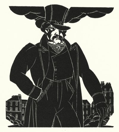 Illustratie voor Madame Bovary door Gustave Flaubert door John Austen