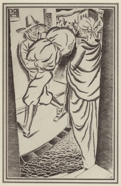 Illustratie voor Moll Flanders door Daniel Defoe door John Austen