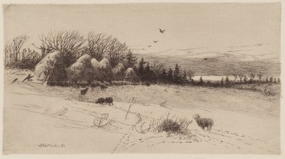 Avond Na De Storm door John Austin Sands Monks