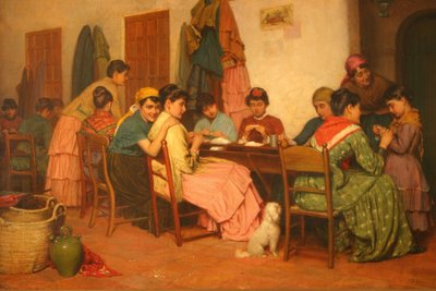 John Bagnold Burgess De sigarettenmakers 1887 door John Bagnold Burgess