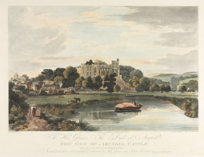 Dit Uitzicht op Arundel Castle door John Baily