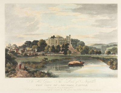 Dit uitzicht op Arundel Castle door John Baily