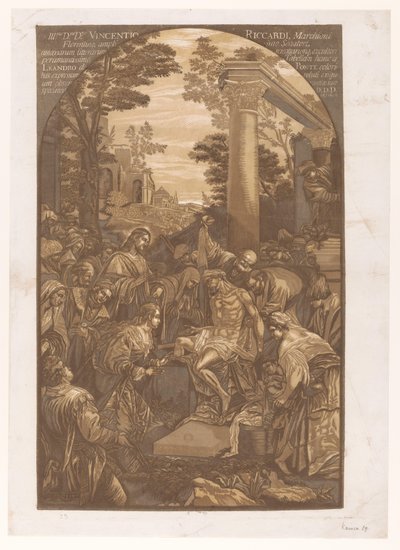 Opwekking van Lazarus door John Baptist Jackson