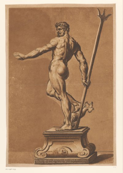 Standbeeld van Neptunus door John Baptist Jackson