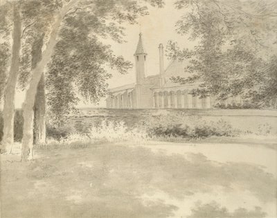 Balliol Chapel en Bibliotheek vanuit het Bos, 2 augustus 1783 door John Baptist Malchair