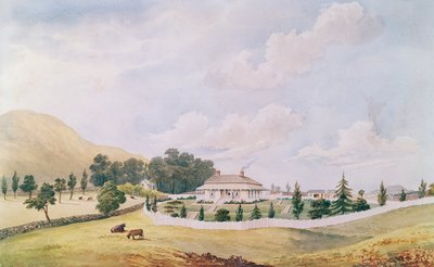 Huis van Harry Cobley, Devonport, Auckland, Nieuw-Zeeland, gebouwd c.1867 door John Barr Clark Hoyte