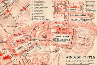 Windsor Castle door John Bartholomew