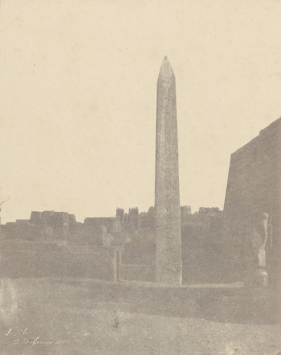 Luxor, Obelisk (Westzijde) door John Beasly Greene