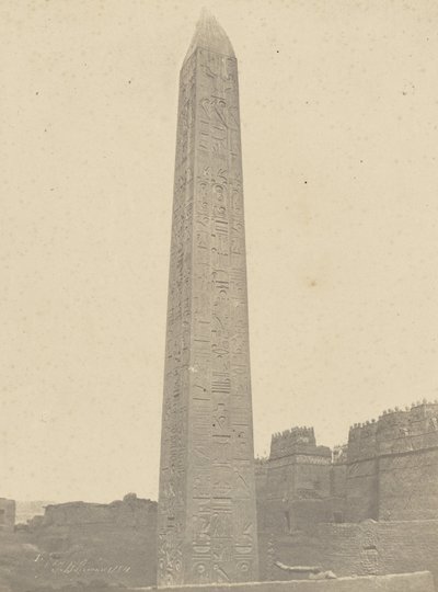 Louqsor, Obelisk, Oost- en Zuidzijde door John Beasly Greene