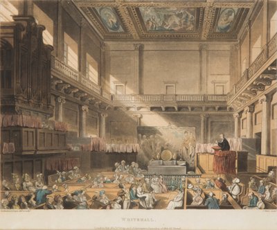 De kapel van Whitehall door John Bluck