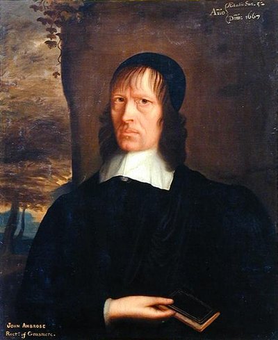 Portret van John Ambrose van Lowick, rector van Grasmere door John Bracken