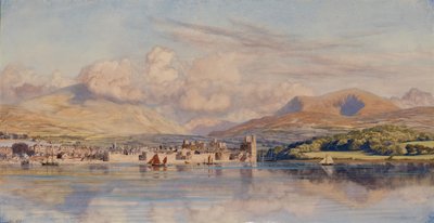 Caernarvon, 1875 door John Brett