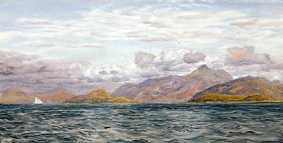 Lock Linnhe, nabij Oban, Schotland door John Brett