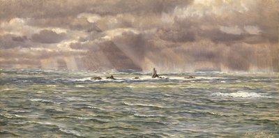 Langschepen, 1872 door John Brett