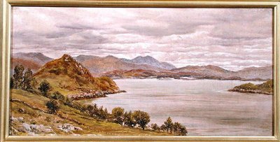 Uitzicht op Loch Corrie, 27 augustus 1885 door John Brett