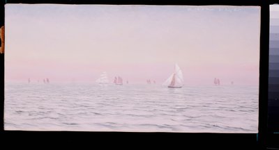 Voor de kust van het eiland Man, 1885 door John Brett