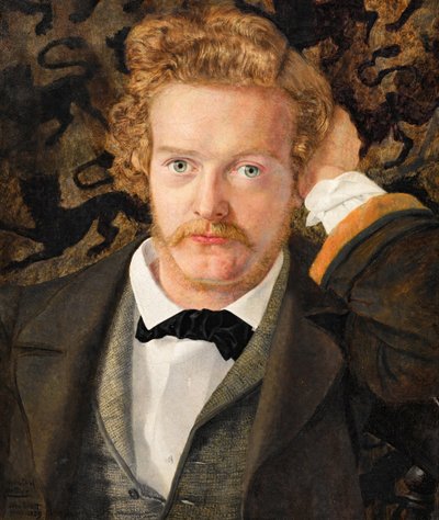 Portret van Arthur Brett door John Brett