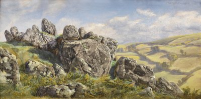 Studie voor Chagford door John Brett