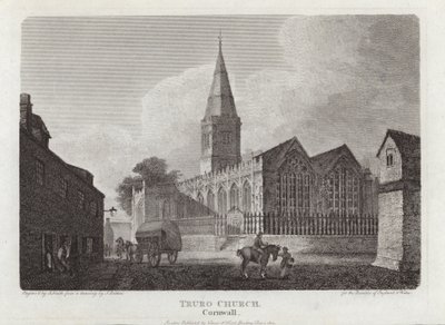 Truro Kerk, Cornwall door John Britton