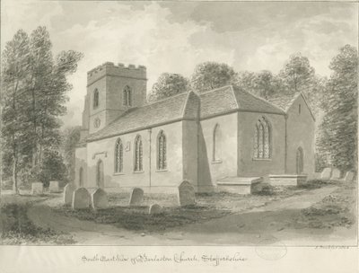 Barlaston Kerk door John Buckler