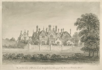 Barton under Needwood - "Barton Hall" door John Buckler