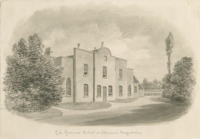 Brewood Grammar School door John Buckler