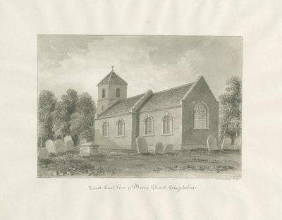 Broom (nu Worcestershire) Kerk door John Buckler