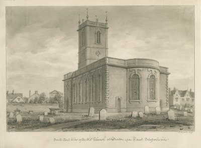 Oude kerk, Burton-upon-Trent door John Buckler