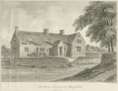Caverswall Village - Oude Huizen door John Buckler